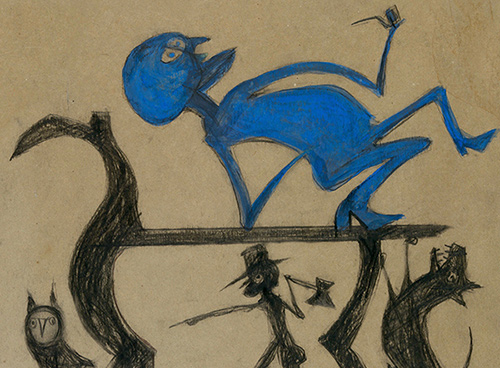 Film still: Bill Traylor: Chasing Ghosts